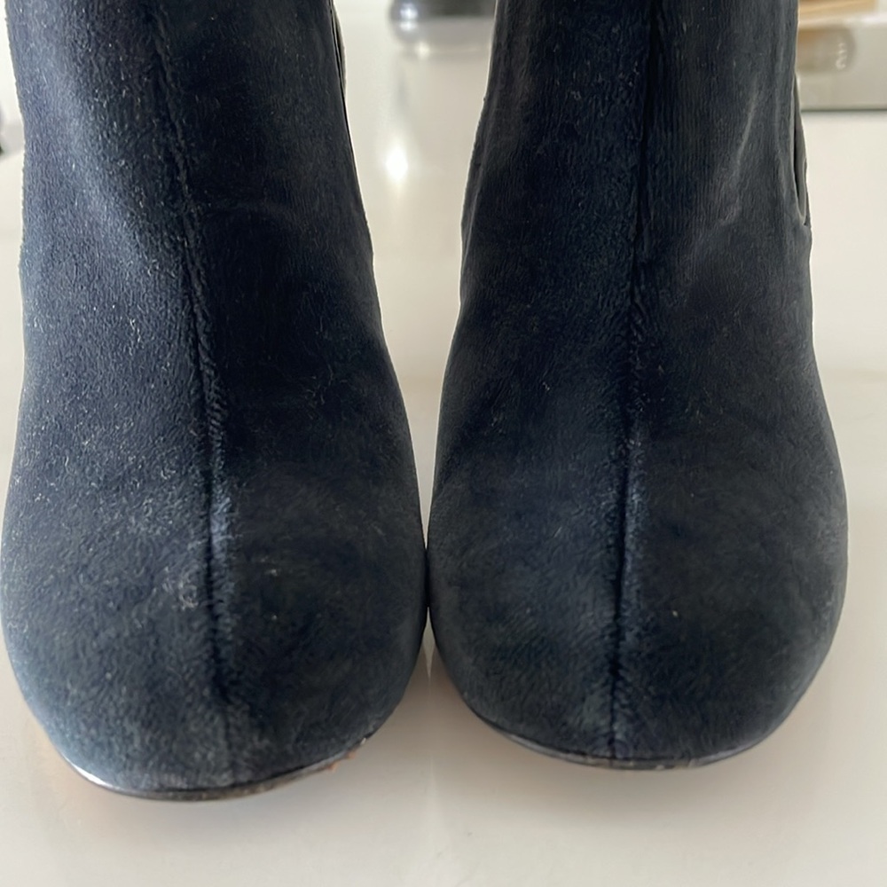 Missoni Black Velvet Ankle Boots - Picture 9 of 12